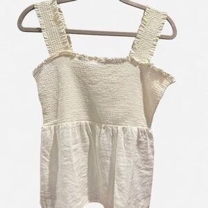 Market & Spruce Smocked Tank Top